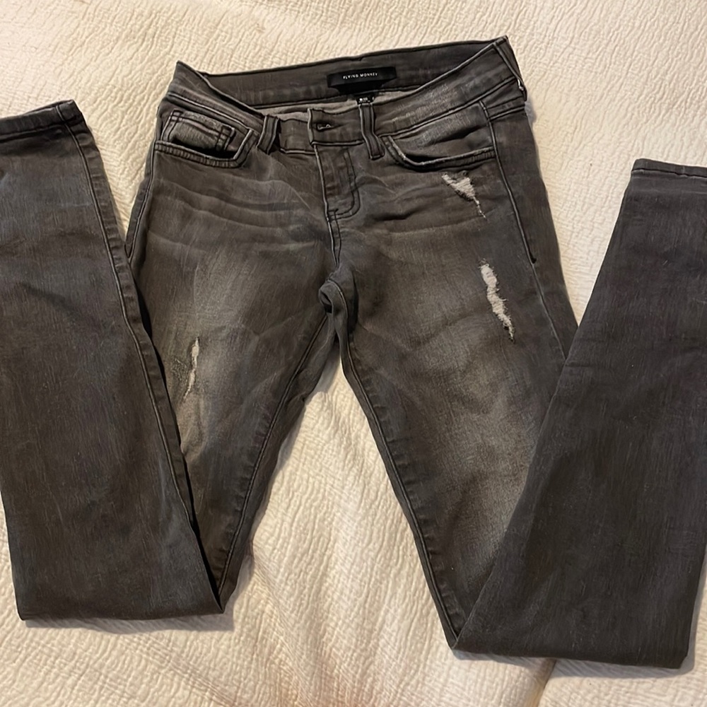 Flying Monkey Gray Stretch Jean size 25